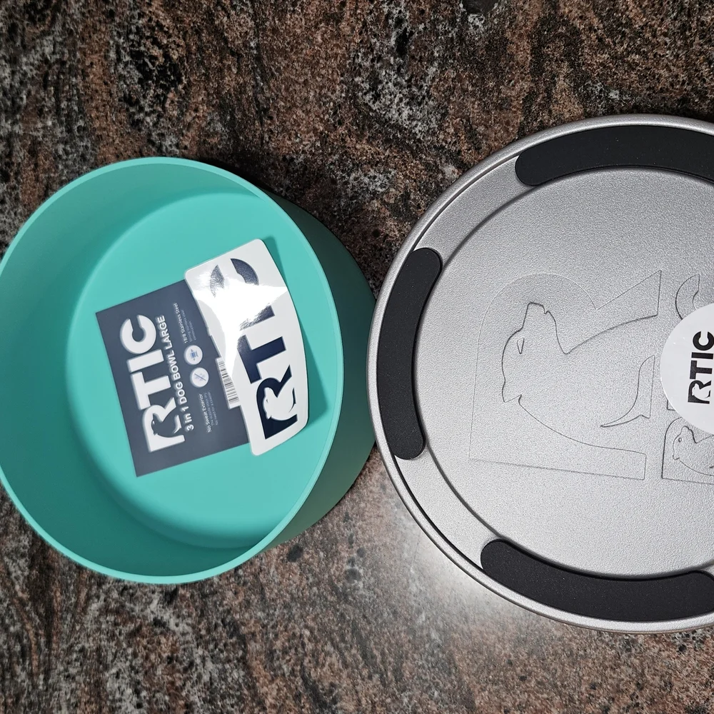 Ruffwear Gray Stainless Steel Dog Bowl